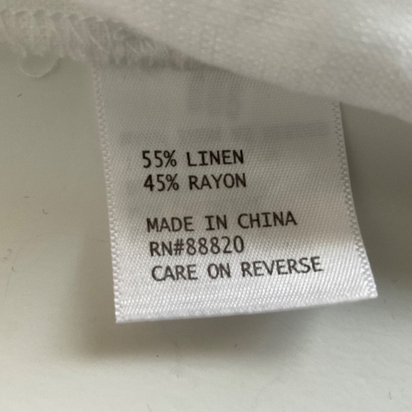 Saint Tropez West Blouse XL White Lace Keyhole Boho Cottagecore Peasant Summer - Picture 4 of 8